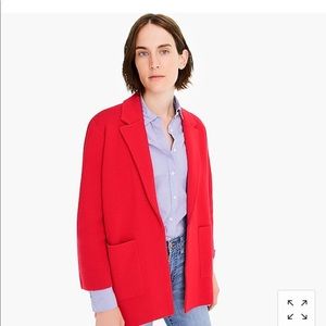 J crew Sophie open-front sweater blazer